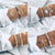 ZORCVENS 5Pcs/lot Bohemian Map Charm Bracelets Set Bangles For Women Multilayer Crystal Beads Heart Bracelet Gift